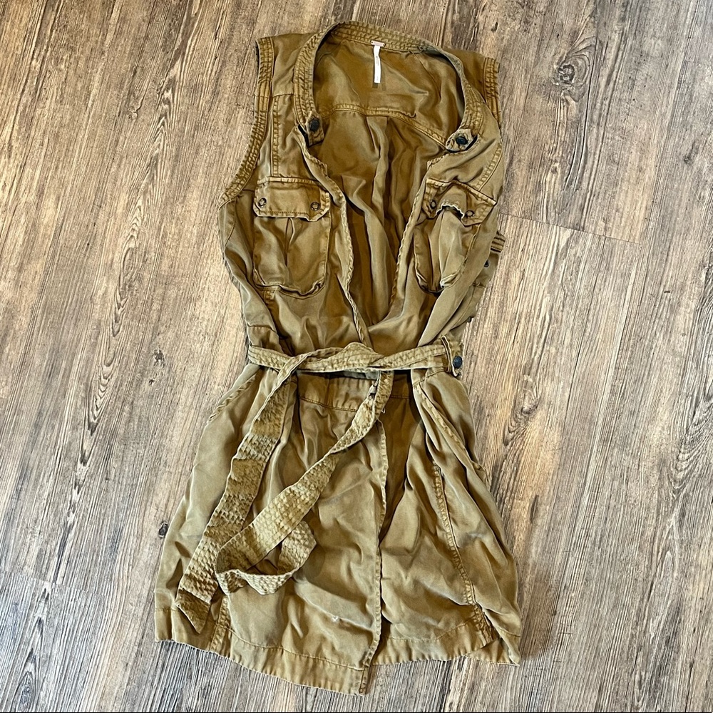 Free People cargo vest tunic Small